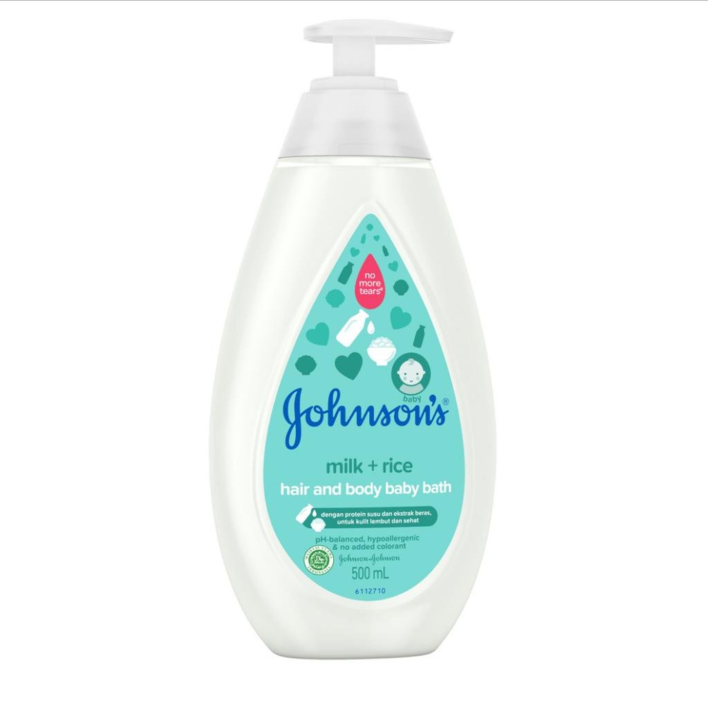 Johnson's Milk + Rice Hair and Body Baby Bath