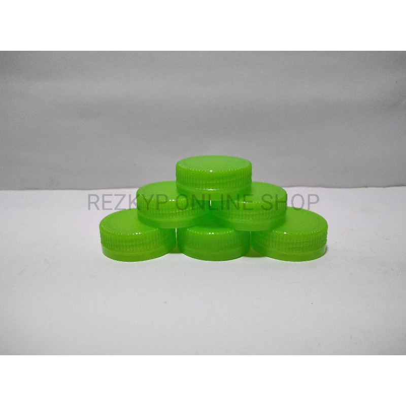 Cap tutup botol green shortneck cocok untuk botol 2tang 600ml