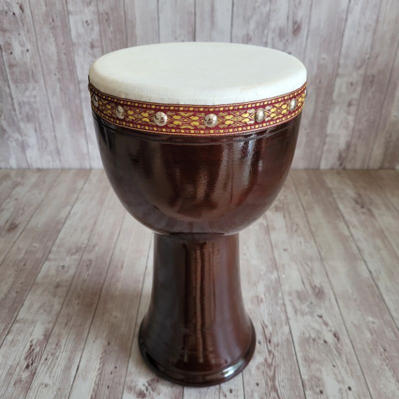 Termurah Calti Darbuka Dumbuk Pinggang Anak Kecil Mika 6 inch Power Beat Kayu Asli Bonus Kunci L Standar Bergaransi