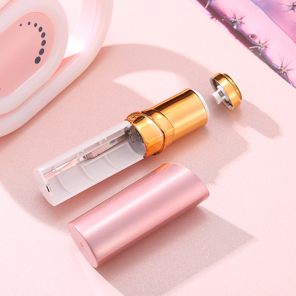 Alat Cukur Elektrik Mini Portable Bentuk Lipstik Untuk Wanita