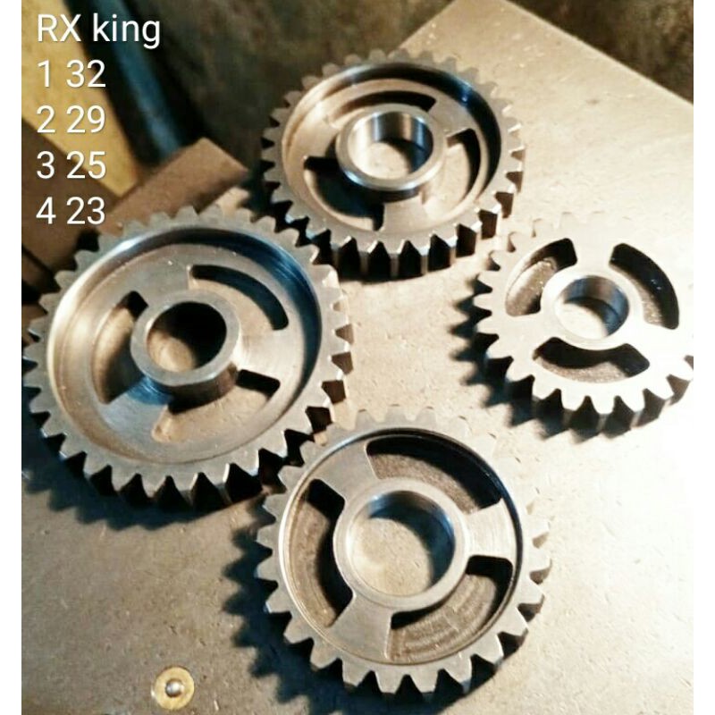 rasio RX king  gigi 1 2 3 dan 5