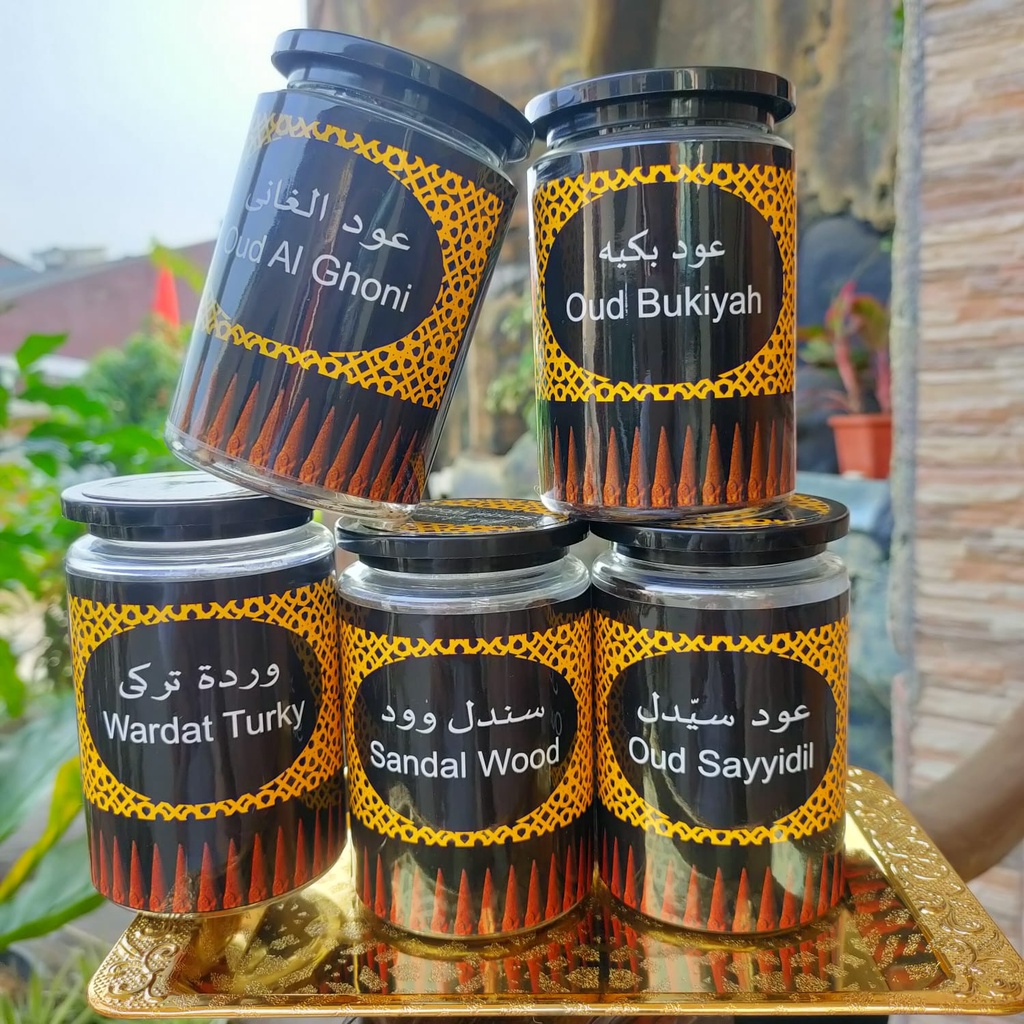 Bukhur Wardat Turki Aroma Sangat Kuat Buhur Berkulitas/ Buhur / Dupa / Buhur Kerucut / isi 20 Pcs