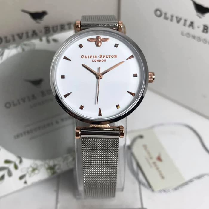 Olivia Burton Bee 30mm silver original