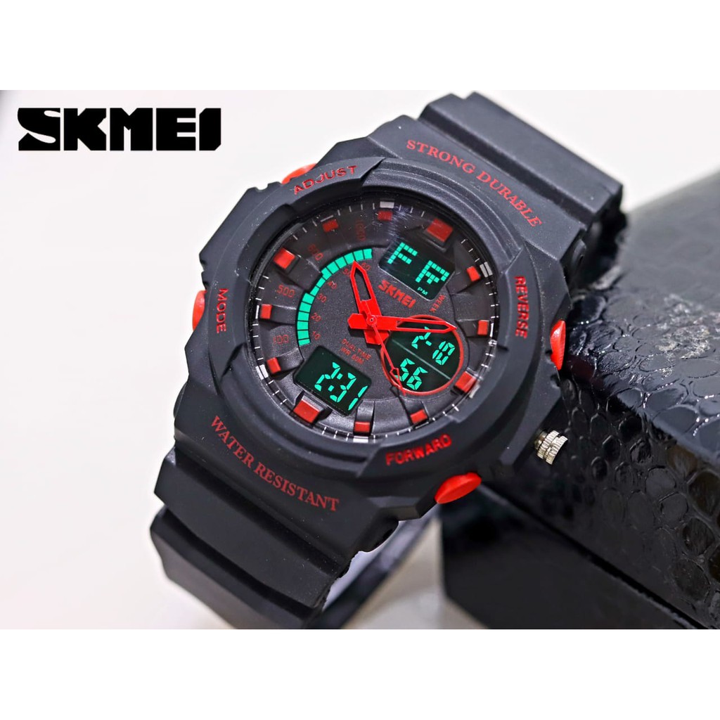 Jam tangan Pria SKMEI SK1636 SK1220 SK1274 SK1429 Dualtime Sport Digital analog