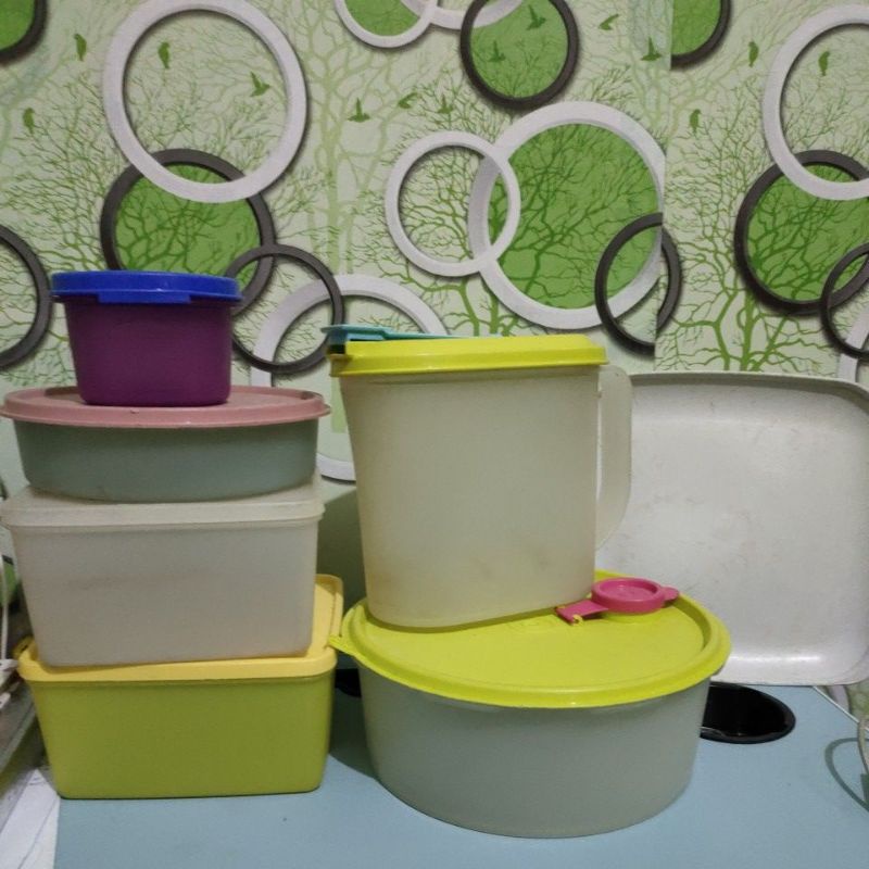 Wadah Tupperware preloved/ second