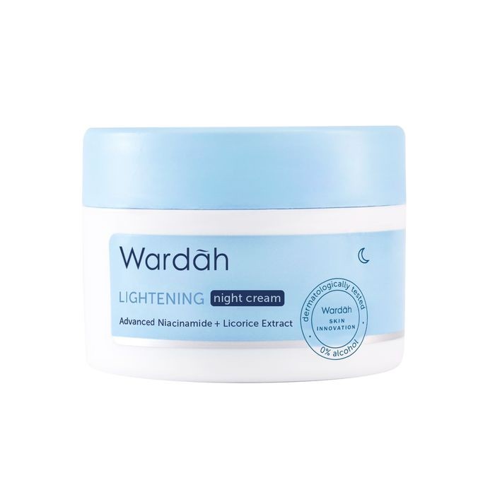 PROMO!! Lightening Day Cream / Night Cream Advanced Niacinamide 30 g Pelembab Wardah