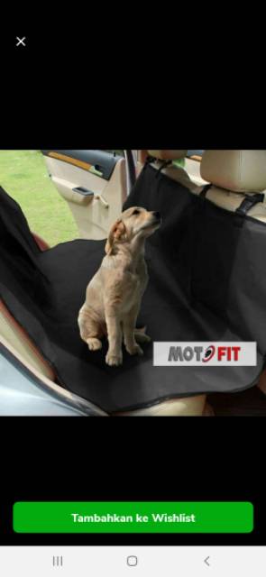 Fmfit pe034 pet car seat cover alas matras binatang hewan anjing kucing pelindung jok mobil