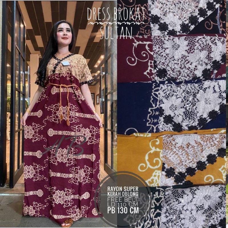 ⭐️✅DASTER ARAB SABRINA RENDA MOTIF TERBARU BUSUI RAYON TEBAL TERLARIS