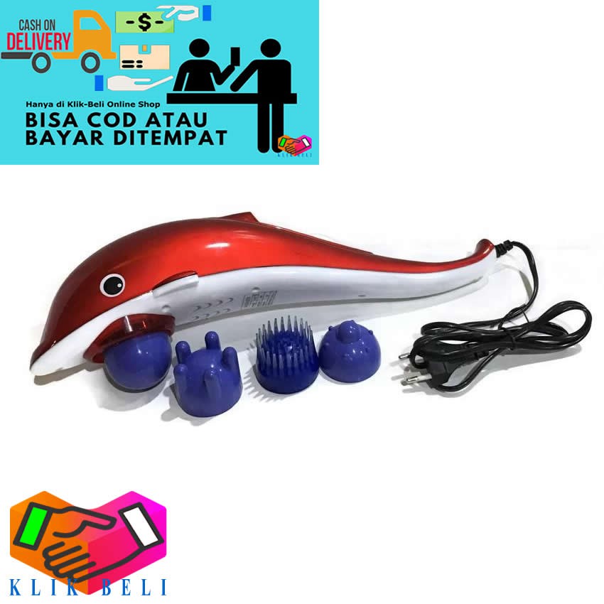 Alat Pijat Dolphin / Alat Pijat Elektrik Dolphin Infrared Massager