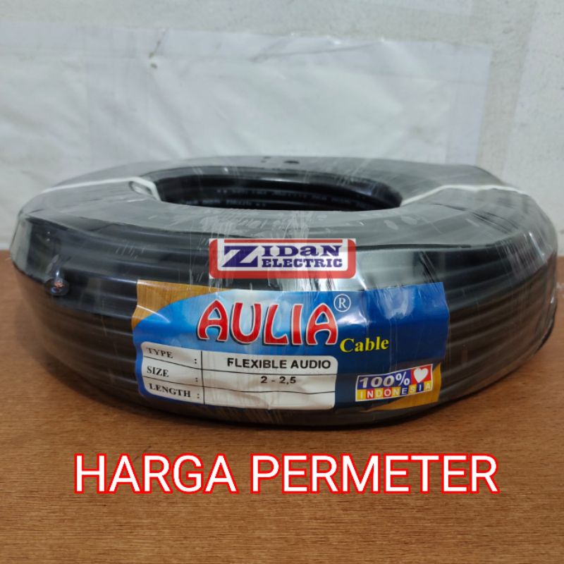 Kabel Listrik NYM HYO 2x0,75 2x1,5 2x2,5 Hitam Serabut Harga Permeter Aulia