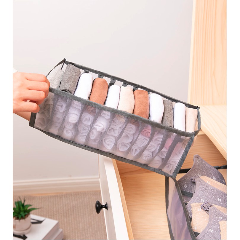 Adda Home - Tempat Penyimpanan BH Celana Dalam Kaos Kaki Organizer Bag