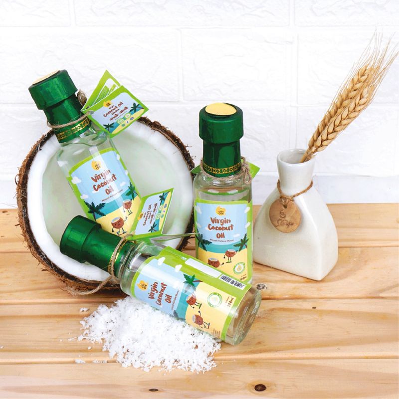 EVCO VCO Extra Virgin Coconut Oil CONCOS 100ml 250ml Organik Minyak Kelapa MPASI