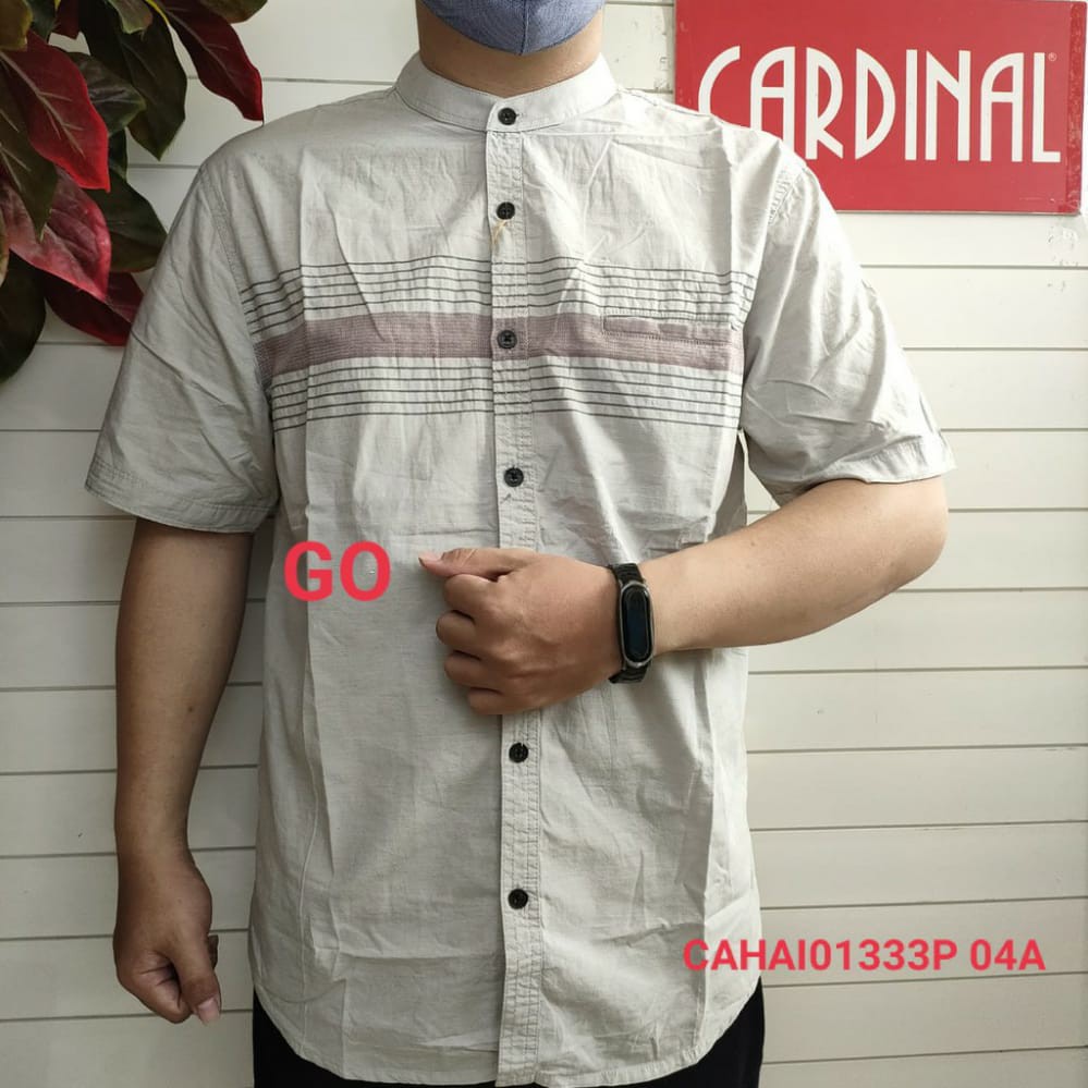 gos CARDINAL KEMEJA KOKO PRIA LENGAN PENDEK FORMAL Baju Cowok 100% Original