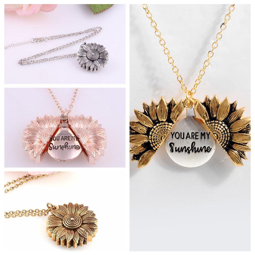 Lily Pendant Kalung Pria Wanita Fashion You Are My Sunshine