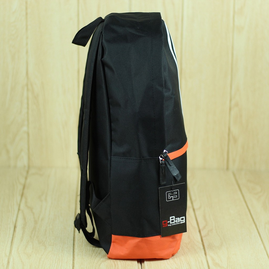 Tas Distro Adidas Orange Keren Ransel Sekolah Back Pack Pria Wanita