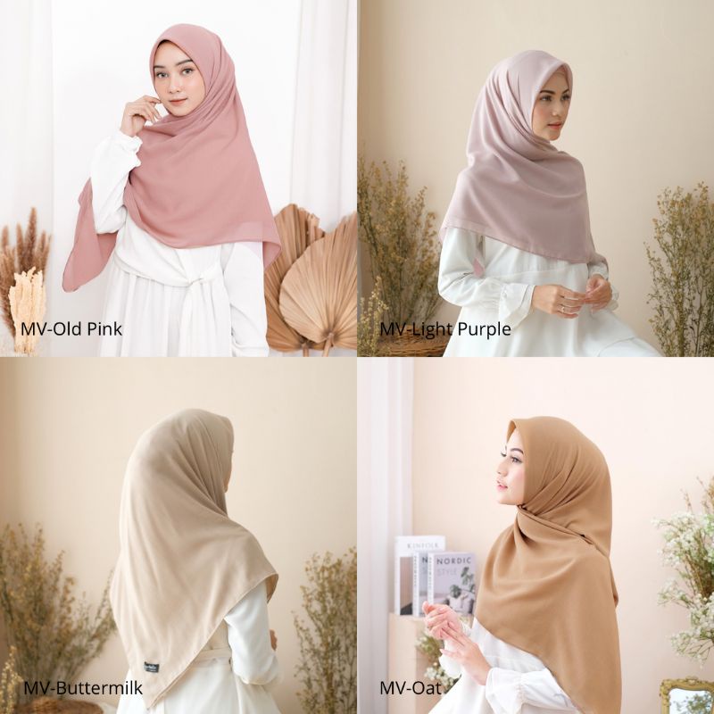 Hijab Miracle Voal 120x120cm (Arabian Voile) Original Syamaita