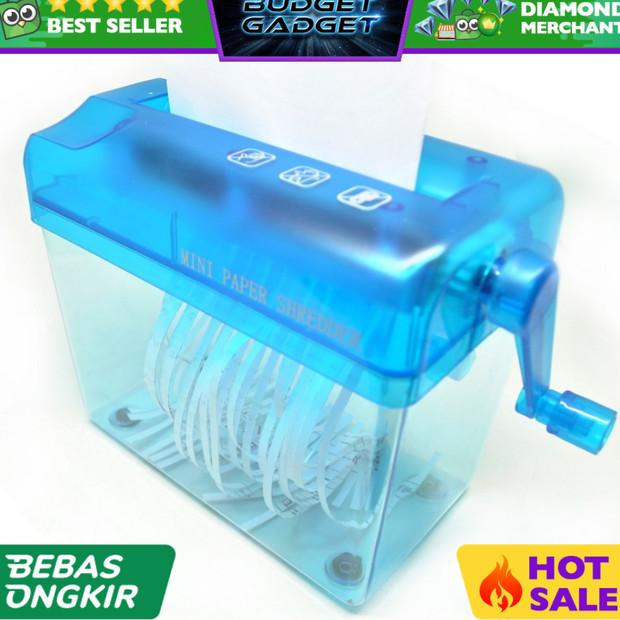 

Hand Operated Paper Cd Card Shredder / Penghancur Kertas Manual