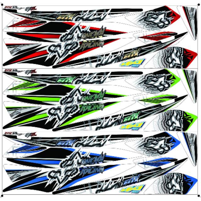 Striping Mio J Variasi Skotlet Scotlite Stiker Lis Motor List Body Sticker Lis List Motor Skotlet