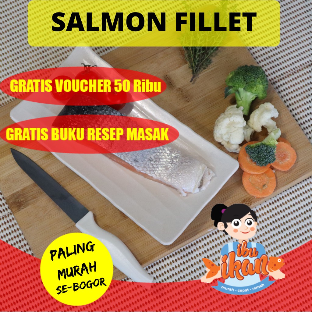 

NORWEGIAN SALMON TROUT FILLET 200 GRAM (+/-) FRESH BEKU FROZEN UNTUK SASHIMI SUSHI MENTAI