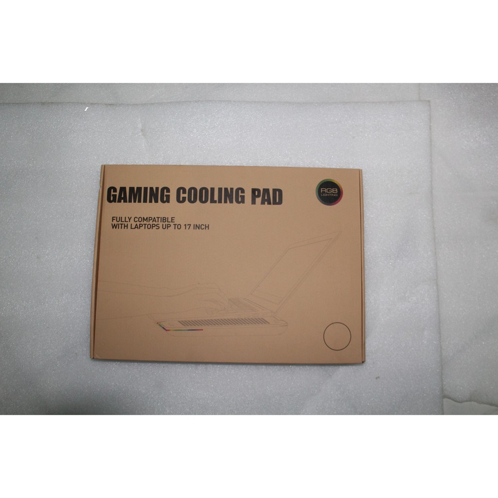 Gaming Notebook Cooler With RGB LED Lighting mirip DEEPCOOL 3 FAN RGB