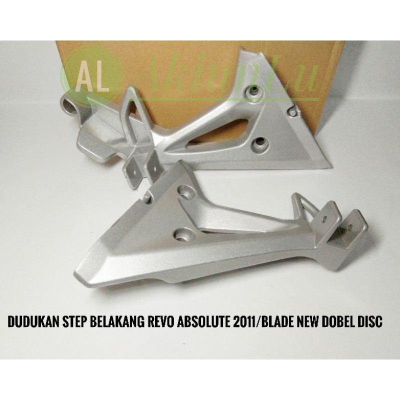 DUDUKAN STEP BELAKANG STANDAR HONDA REVO ABSOLUTE 2011/BLADE NEW DOBEL DISC