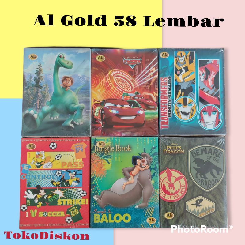 

BUKU TULIS | Al Gold 58 Lembar