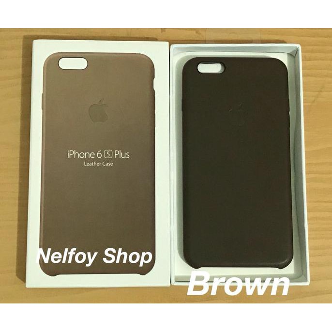 LEATHER CASE IPHONE 6 6S PLUS HARD CASE CASING SOFT