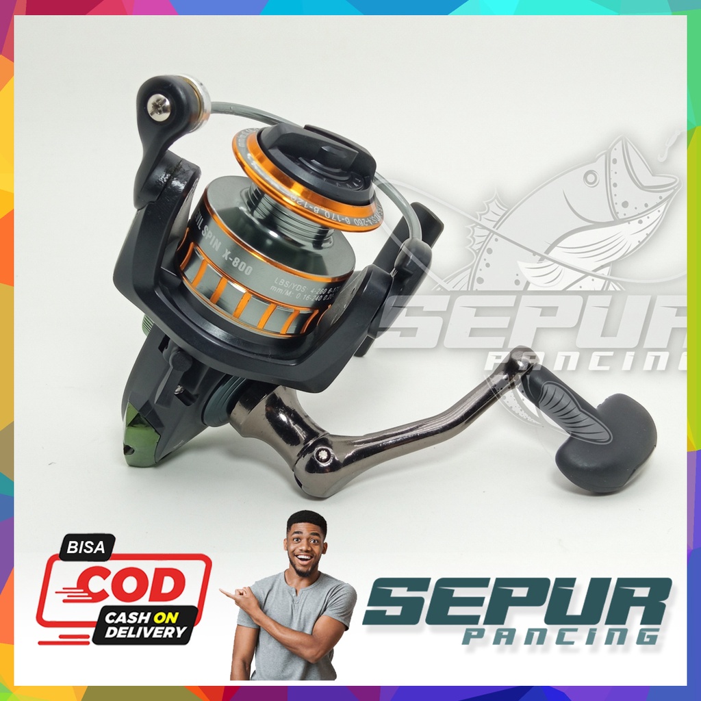 REEL Pancing DAIDO DEVIL SPIN X-800/X-1000 POWER HANDLE - 12+1 BB