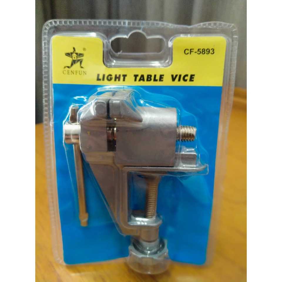 Catok Meja Ragum Mini Clamp Penjepit Kayu Besi