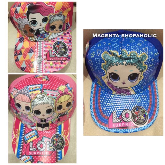 TOPI ANAK LOL SURPRISE LITTLEPONY TAYO - TOPI PRINT MURAH - ANAK PEREMPUAN LAKI-LAKI KARAKTER KARTUN
