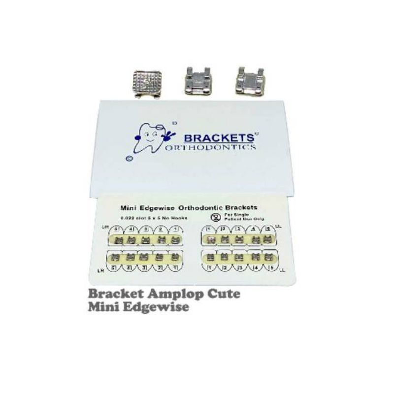 BRACKET AMPLOP CUTE / BEHEL GIGI BRACKET ORTHODENTIC