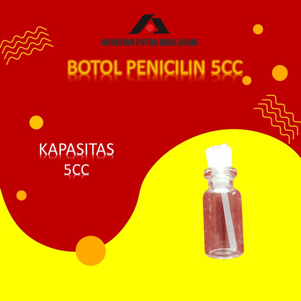 BOTOL PENICILIN 5CC