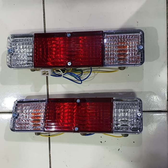 Lampu stop REM BELAKANG mobil SUZUKI Jimny katana jeep LAMA MODEL NYALA kristal merah putih