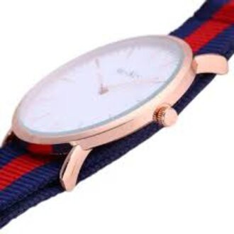 MOGYMOGY J102 Jam Tangan Wanita Kanvas Jam Analog Canvas Unisex Watch