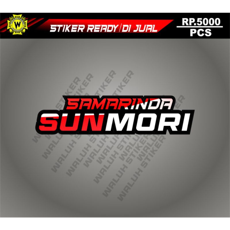 Stiker samarinda sunmori