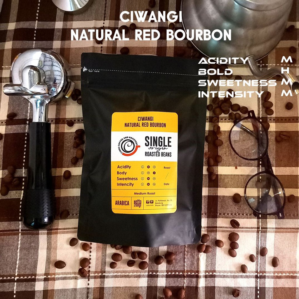 

COFFEE SINGLE ORIGIN ARABICA CIWANGI RED BOURBON NATURAL 200 GR