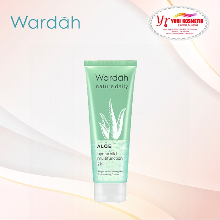 ☘️Yuri Kosmetik☘️ Wardah Nature Daily Aloe Hydramild Multifunction Gel