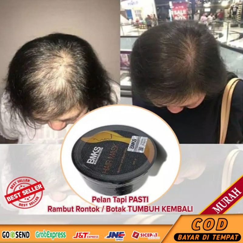 [COD] BMKS Masker Rambut AMPUH Membantu Menutrisi dan Merawat Rambut Rusak Rontok &amp; Bercabang l 100% ORIGINAL BPOM