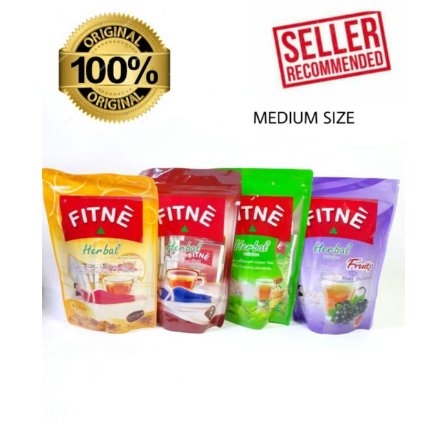 

Termurah !!! Ready Stock !!! FITNE Herbal Infusion Tea kemasan Medium 15 & 20 sachet