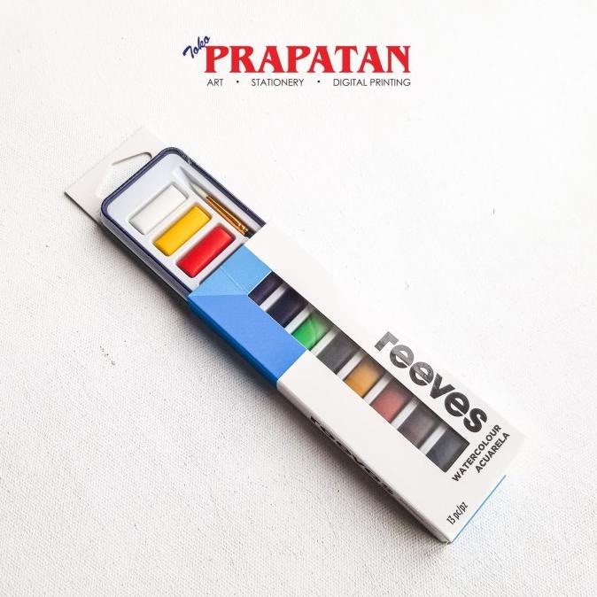 

Reeves Watercolor Block Pan Tin set 12 Color
