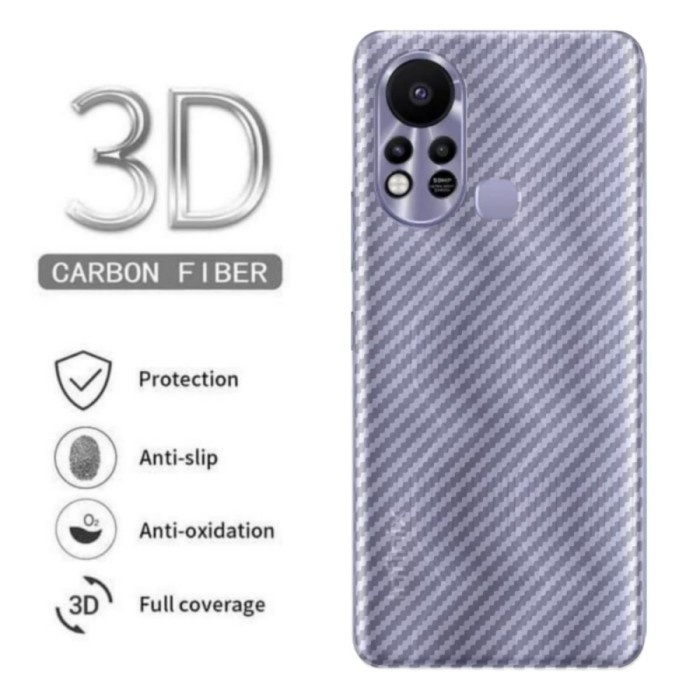 SKIN CARBON REALME 9 PRO PLUS - ANTI GORES BELAKANG REALME 9 PRO+