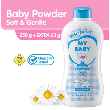 MY BABY POWDER / BEDAK BAYI / BEDAK BAYI TABUR 250g + 63g