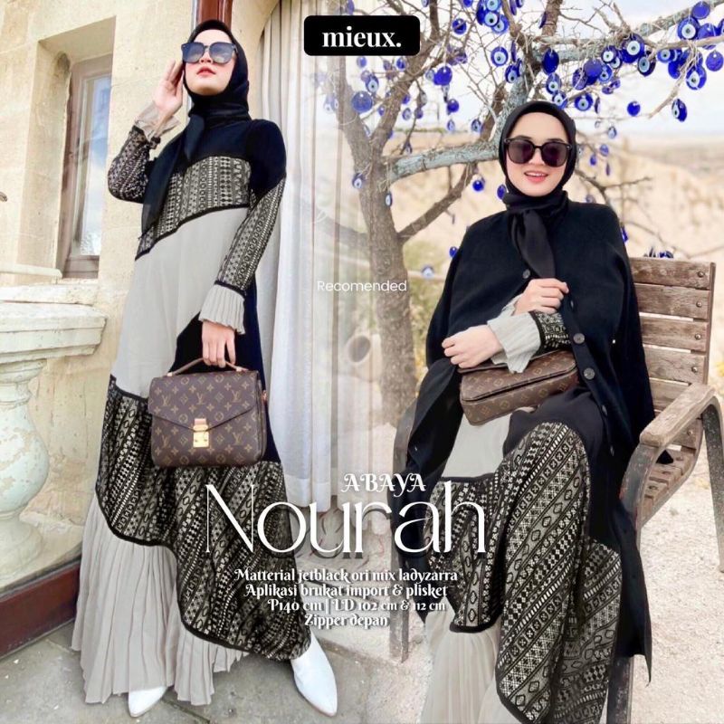 NOURAH ABAYA gamis turkey original mieux jfarasya mieux