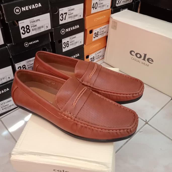 ☻ JAMINAN MURAH SLIP ON PRIA CASUAL☻ SALE 70% SEPATU PRIA SLIP ON COLE TC007BR (ORIGINAL BRAND