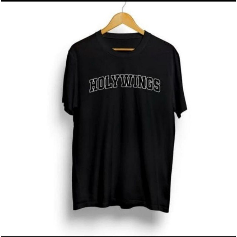 BAJU KAOS TSHIRT PRIA WANITA FASHION DISTRO HOLYWINGS LOGO