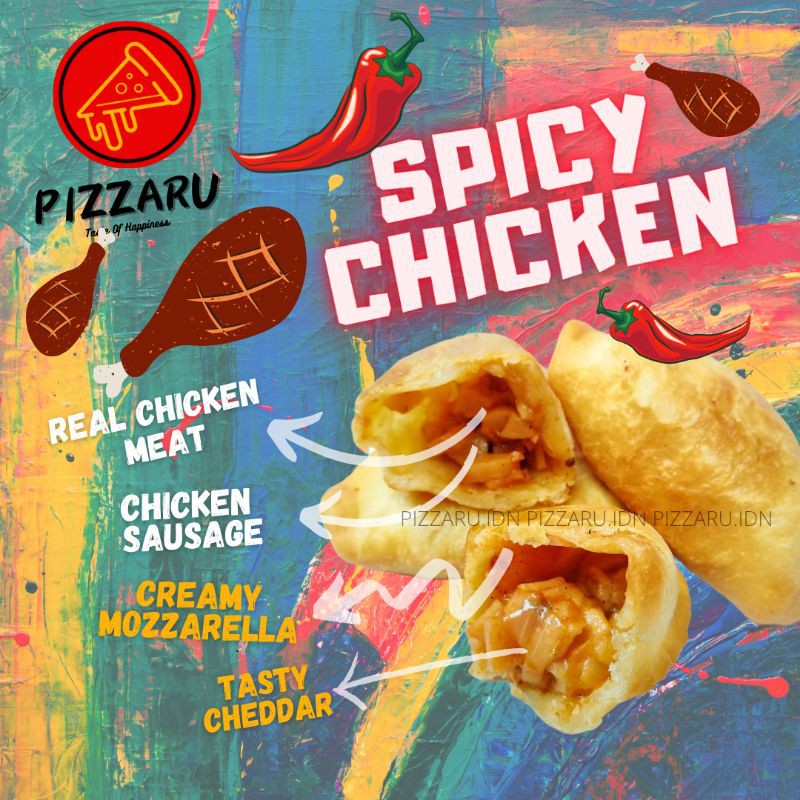 

PIZZARU Spicy Chicken