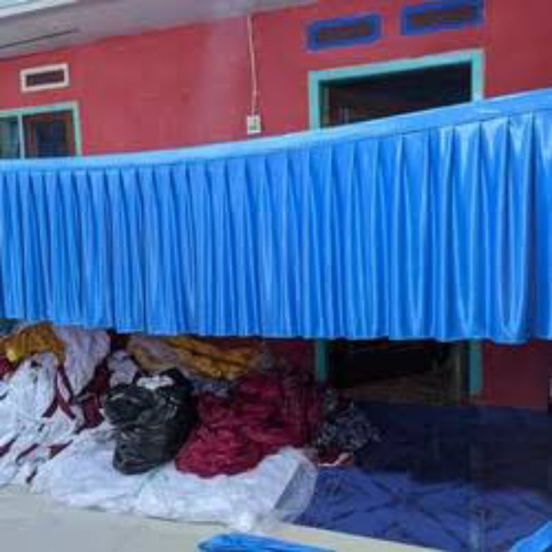 skirting meja tamu, meja kantor