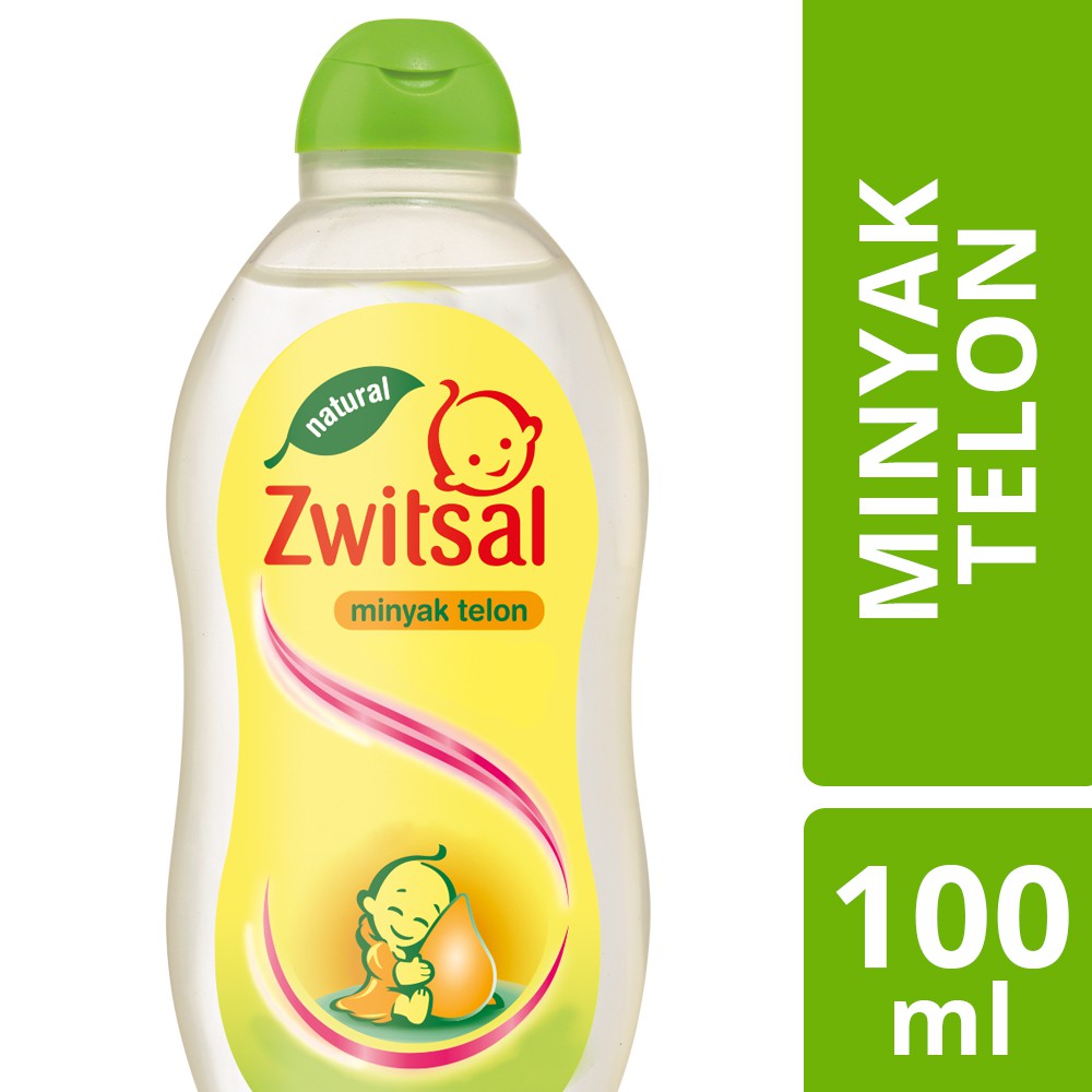 Zwitsal Baby Minyak Telon Natural 100 ml - Baby Oil Minyak