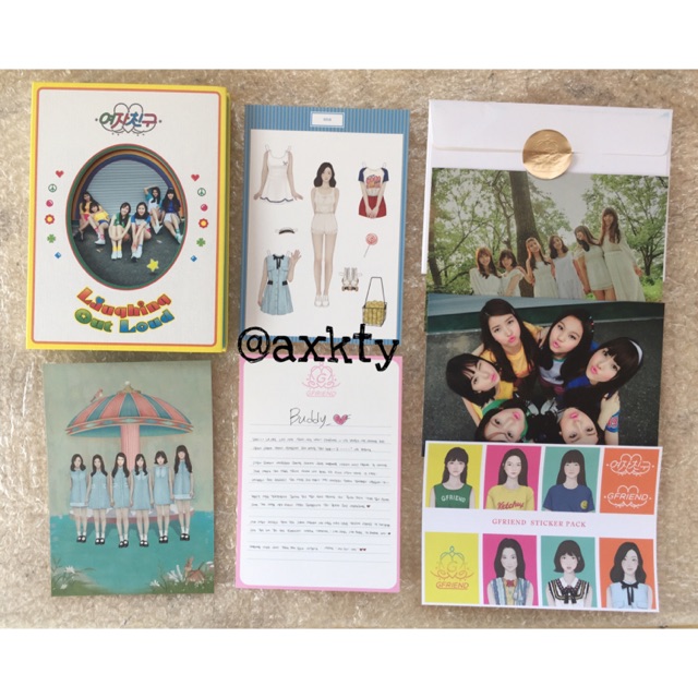 GFRIEND - LOL (Laughing Out Loud ver.) SINB set + poster