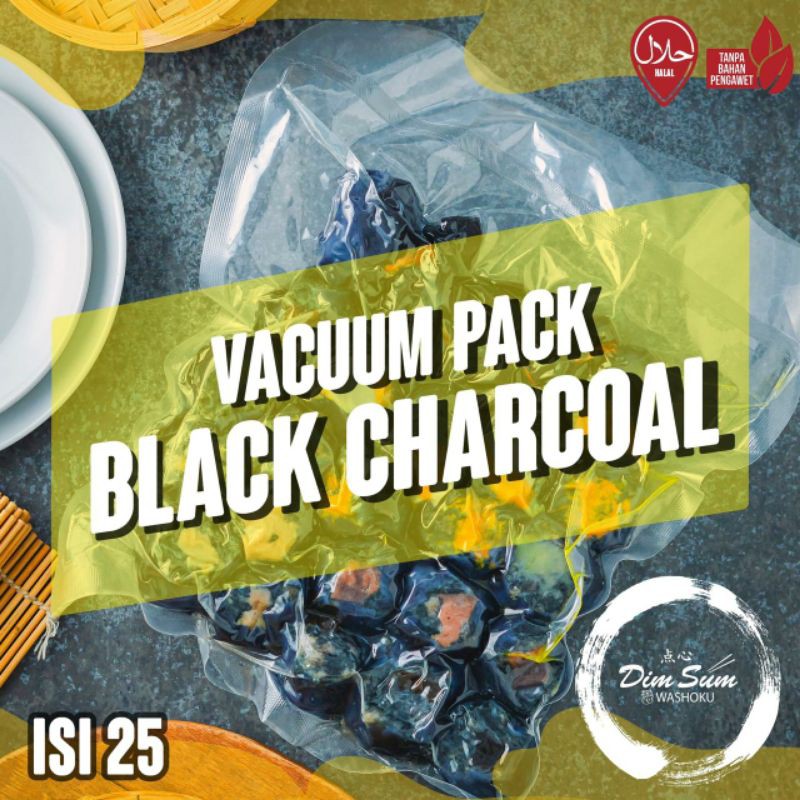 

BLACK CHARCOAL DIMSUM (25 PCS) - WASHOKU DIMSUM